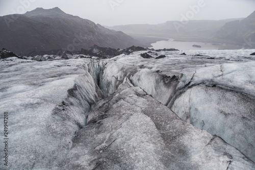 Image of glacier on Iceland.