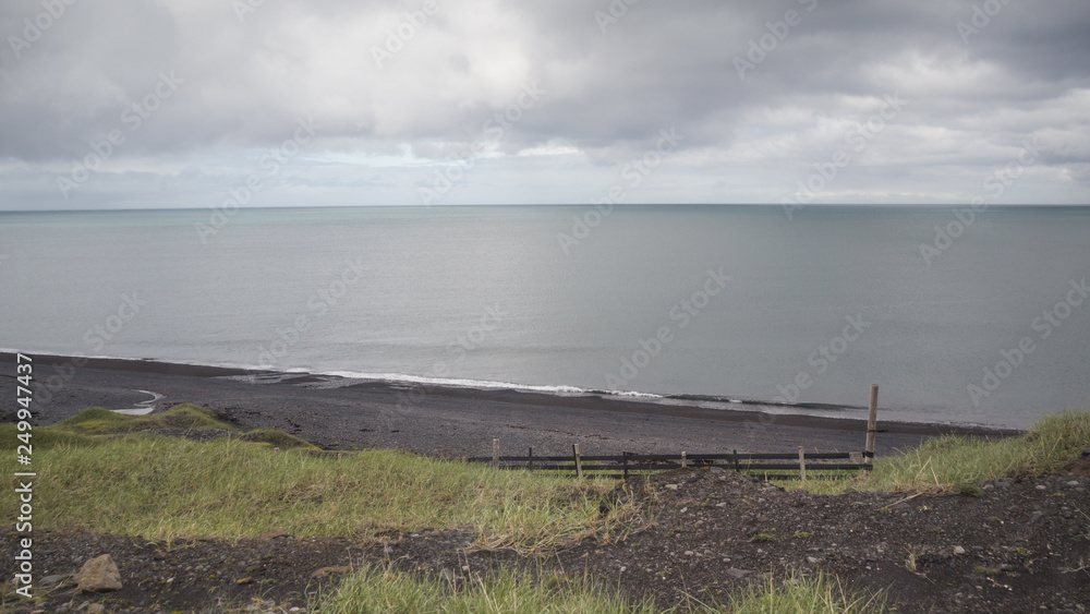 Image of beautiful beach on Iceland.