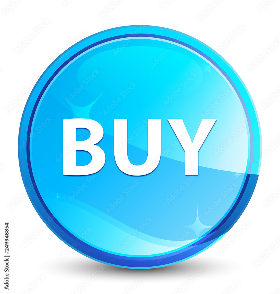 Buy splash natural blue round button Buy splash natural blue round button