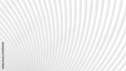Abstract background of gradient curves in white colors