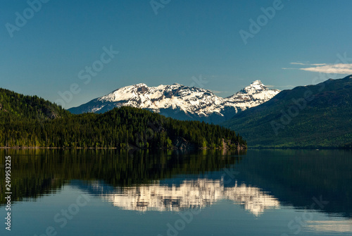 Mount Huntley at the end of Clearwater Lake BC © Allan