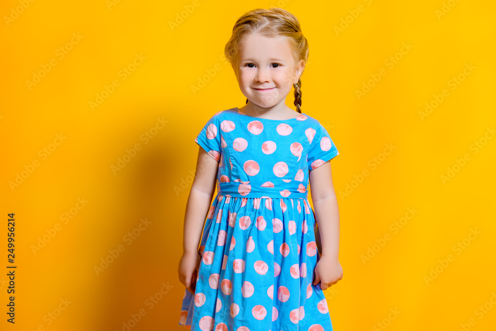 positive young girl positive young girl