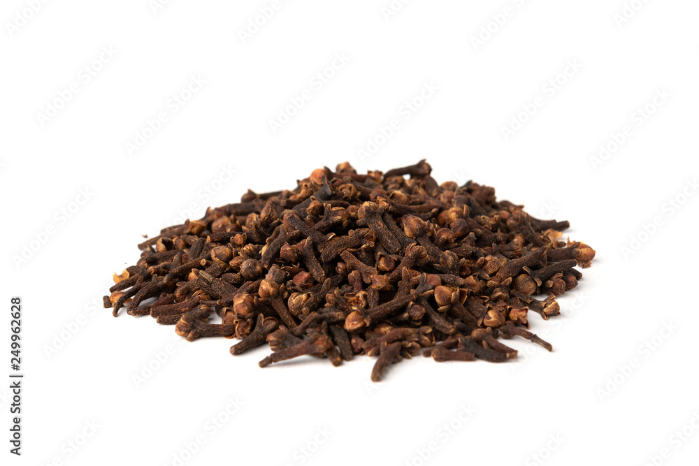Clove isolated on white background. Clove isolated on white background.