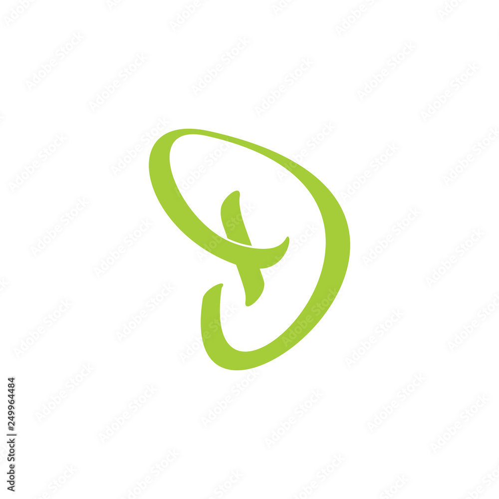 abstract letter d plus medical curves logo vector abstract letter d plus medical curves logo vector