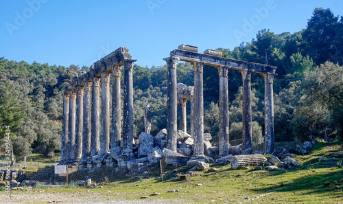 Euromos ancient city (antik kenti) photo