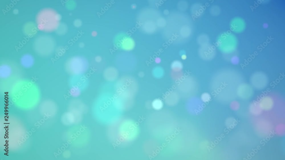 Floating Fuzzy Colorful Bubbles Blue Motion Background Loop 1 Floating Fuzzy Colorful Bubbles Blue Motion Background Loop 1