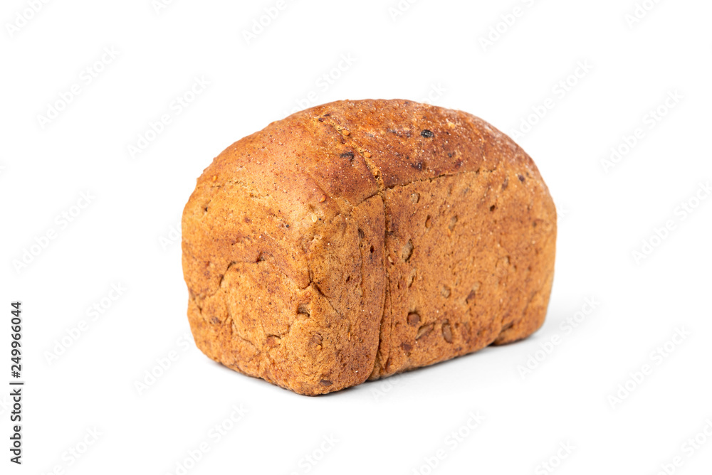 Rye bread isolated on white background. Rye bread isolated on white background.