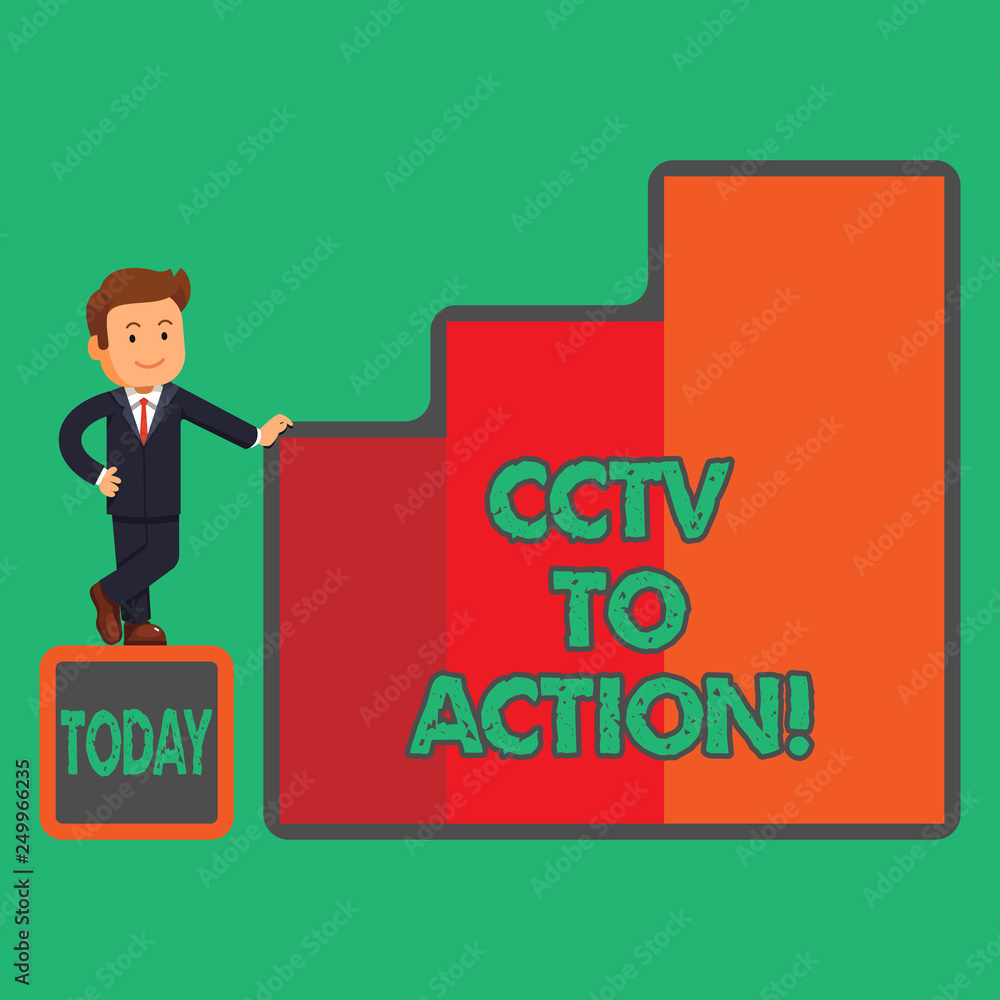 Text sign showing Cctv In Action. Conceptual photo Selfcontained surveillance system comprising cameras Text sign showing Cctv In Action. Conceptual photo Selfcontained surveillance system comprising cameras