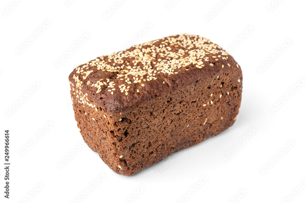 Rye bread isolated on white background. Rye bread isolated on white background.