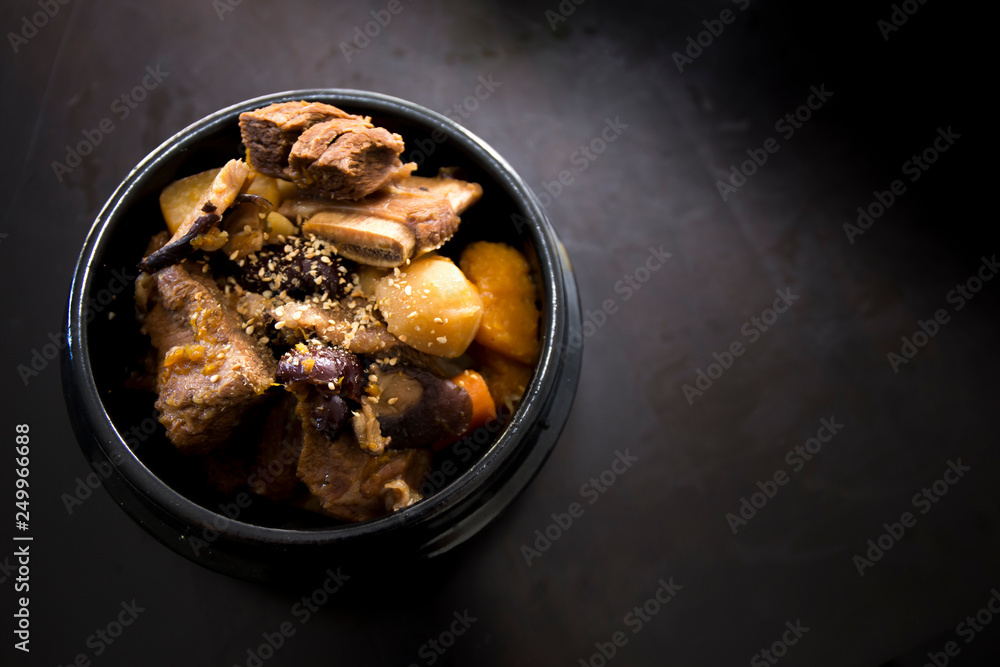 Braised Short Ribs - Korean Food Galbi jjim Braised Short Ribs - Korean Food Galbi jjim