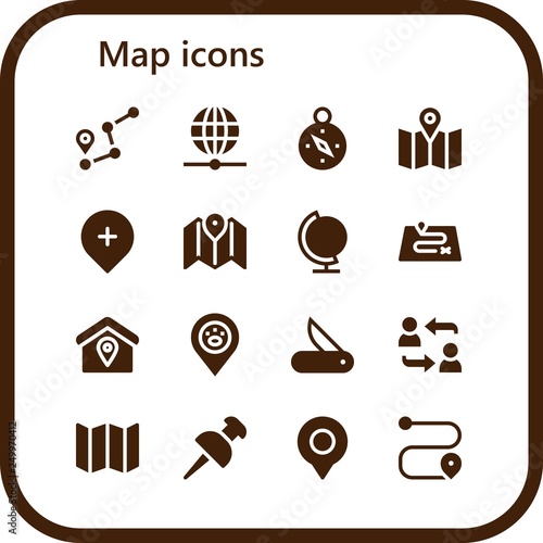 map icon set