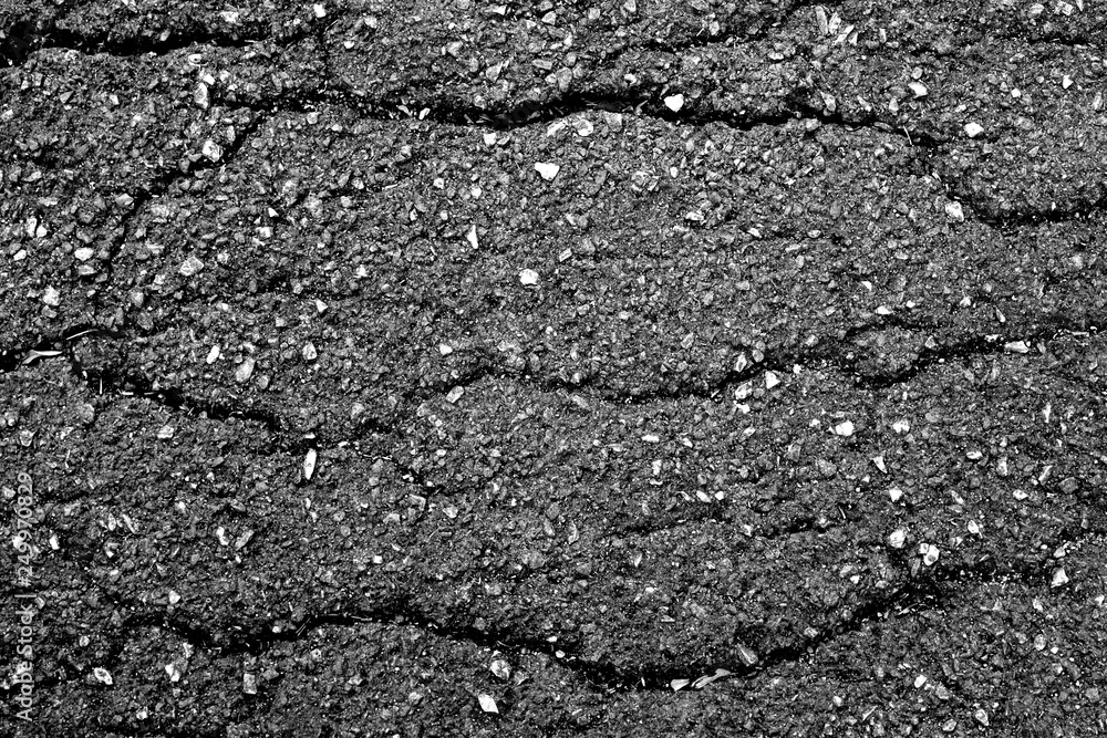 crack and texture of asphalt road - top view background. crack and texture of asphalt road - top view background.