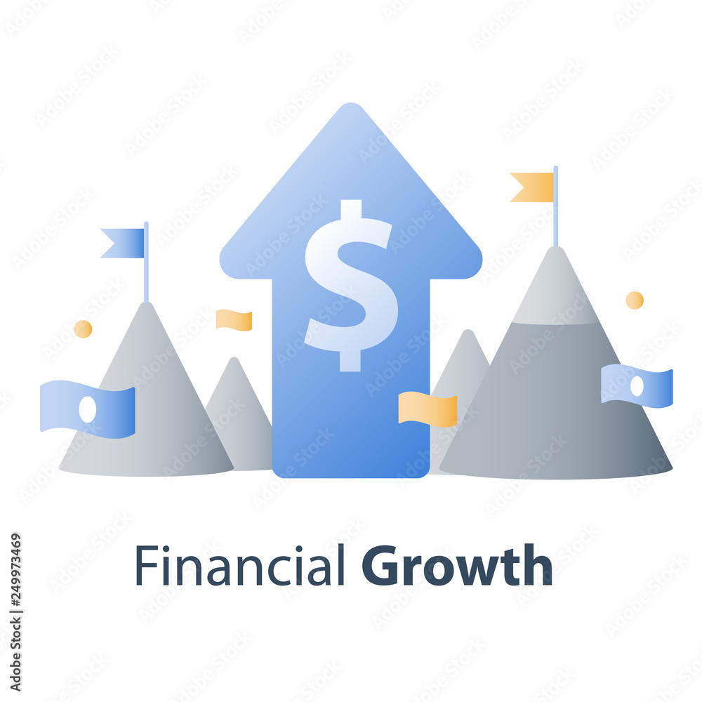 Investment fund, financial concept, new business idea, start up money, capital management Investment fund, financial concept, new business idea, start up money, capital management