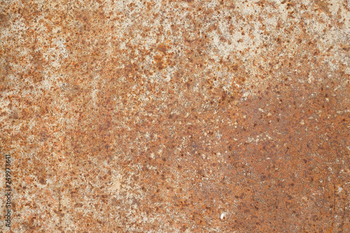 Rust on metal surfaces