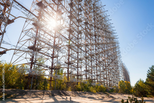 Soviet radar system Duga at Chernobyl-2 nuclear power plant