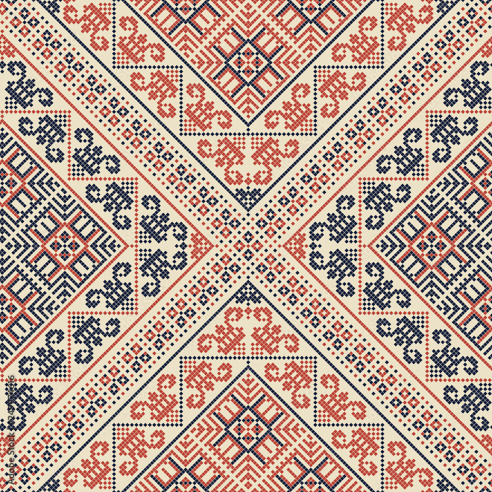 Palestinian embroidery pattern 89 Palestinian embroidery pattern 89