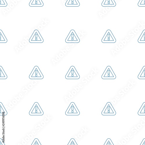 warning icon pattern seamless white background