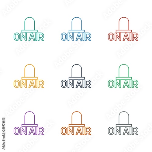 open air icon white background