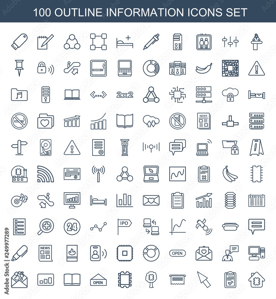 100 information icons 100 information icons