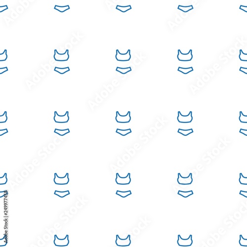 swim suit icon pattern seamless white background