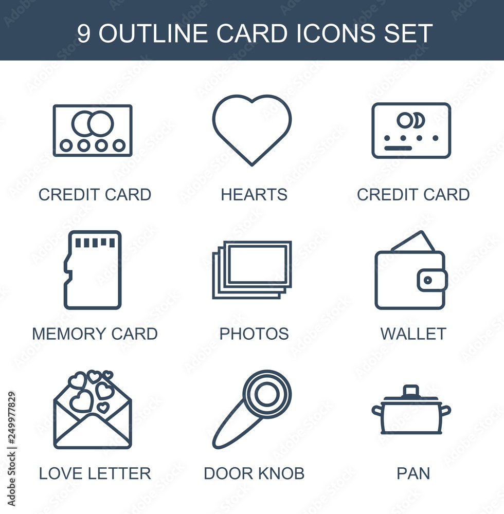 card icons