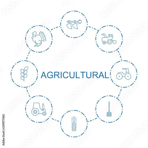 8 agricultural icons