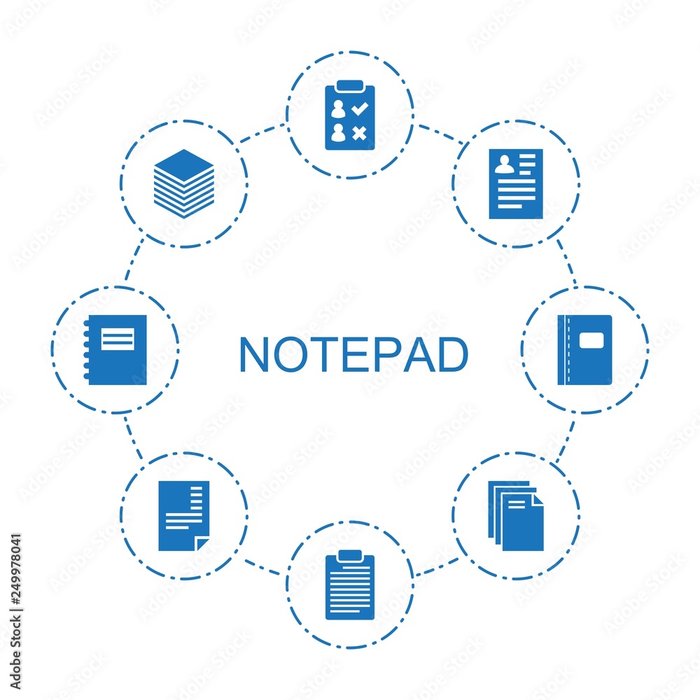 8 notepad icons 8 notepad icons