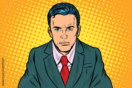 serious businessman man