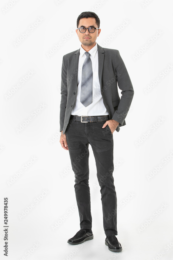 Young business man isolated Young business man isolated
