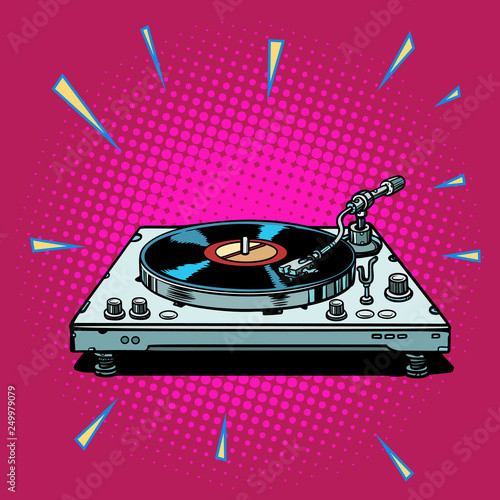 vinyl record player