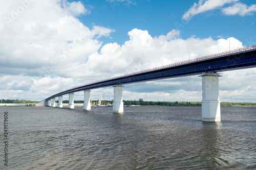 bridge over the Kama river Kambarka Udmurtia © popov_ariel