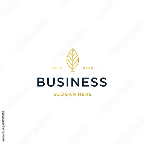Luxurious Real Estate Logo design vector illustration