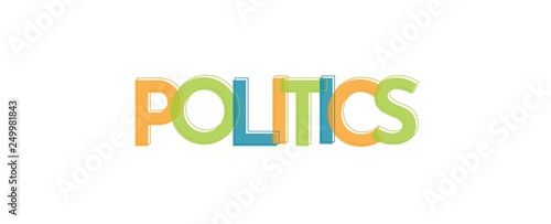 Politics word concept