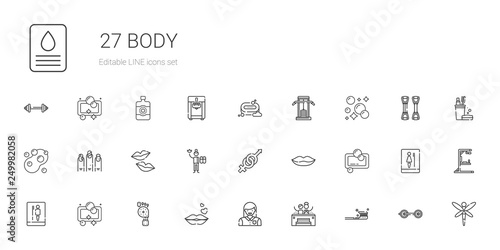body icons set