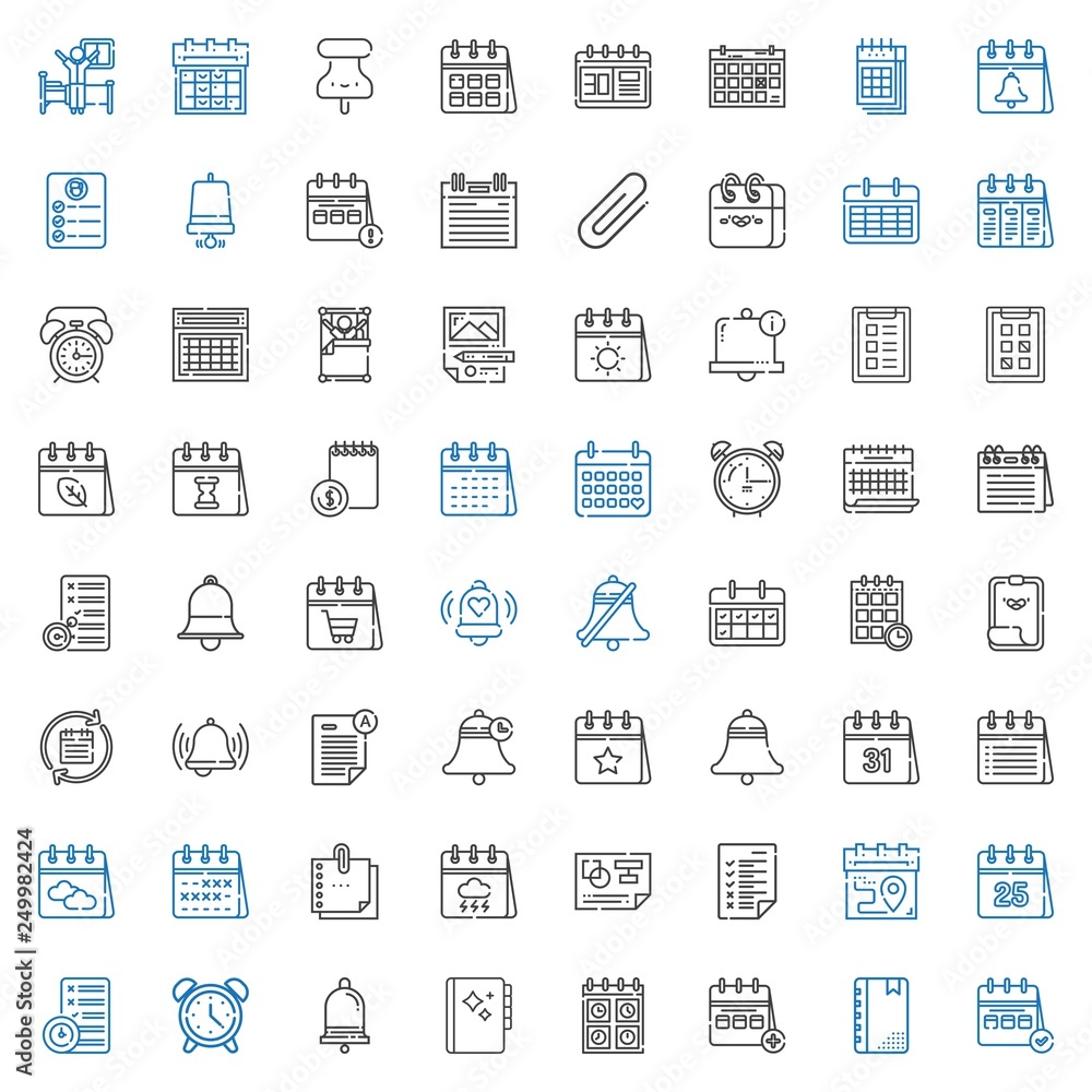 reminder icons set reminder icons set