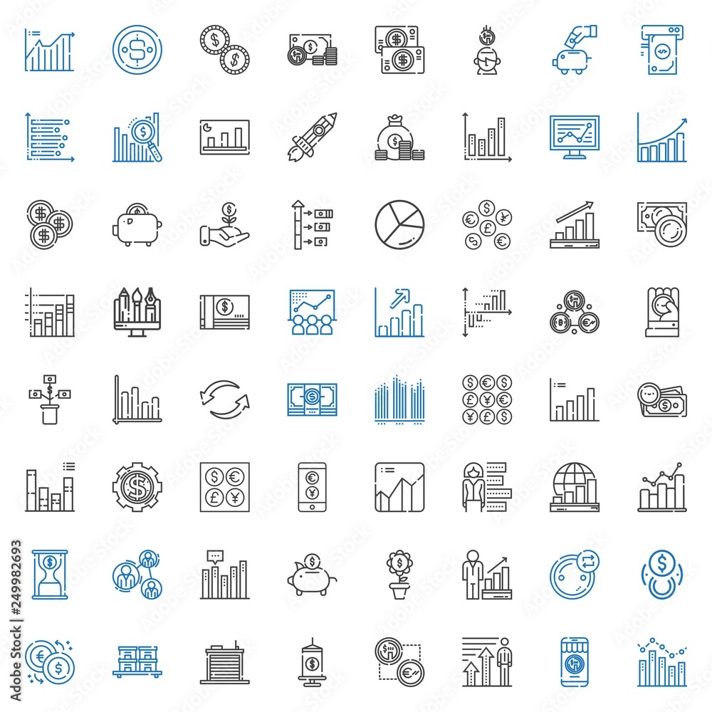 stock icons set stock icons set