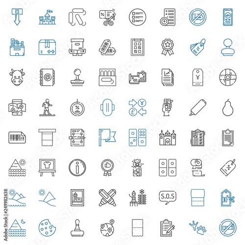 mark icons set