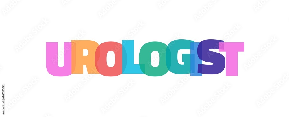 Urologist word concept