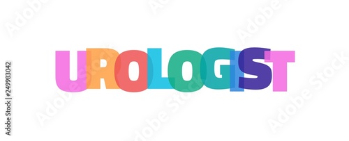 Urologist word concept