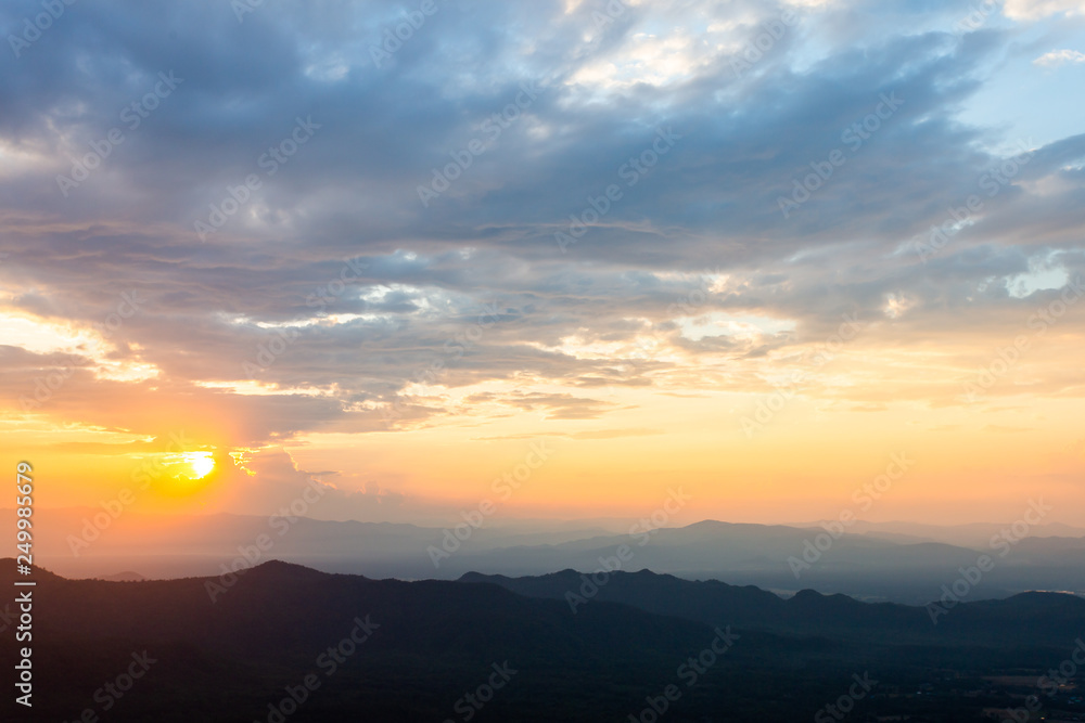 colorful dramatic sky with cloud at sunset. colorful dramatic sky with cloud at sunset.