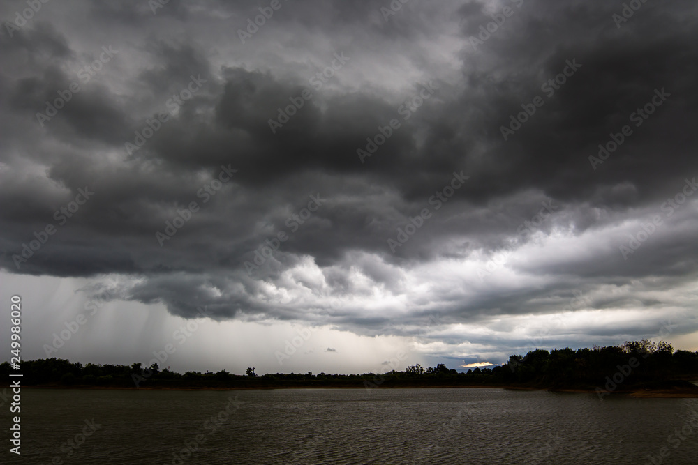 thunder storm sky Rain clouds