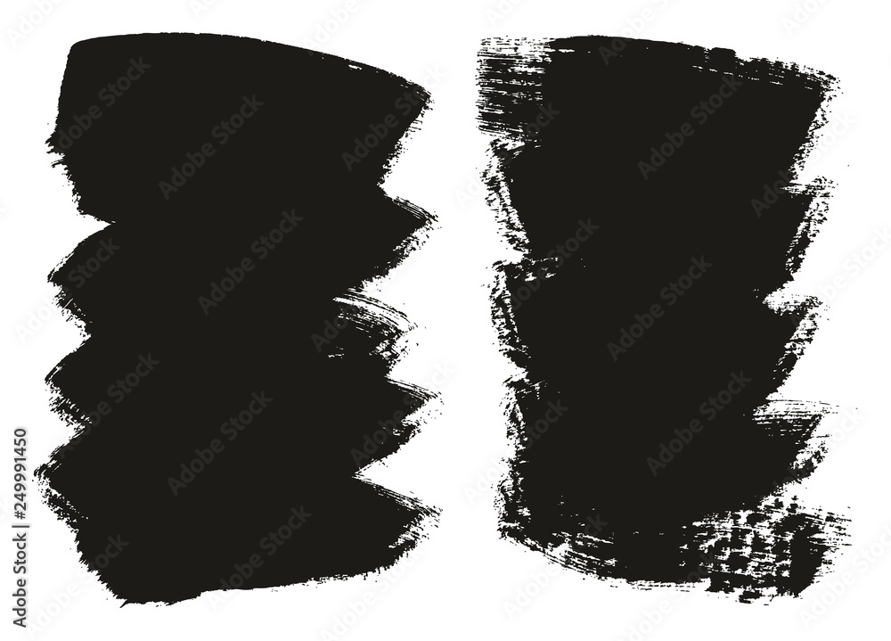 Paint Brush Medium Background High Detail Abstract Vector Background Set 125
