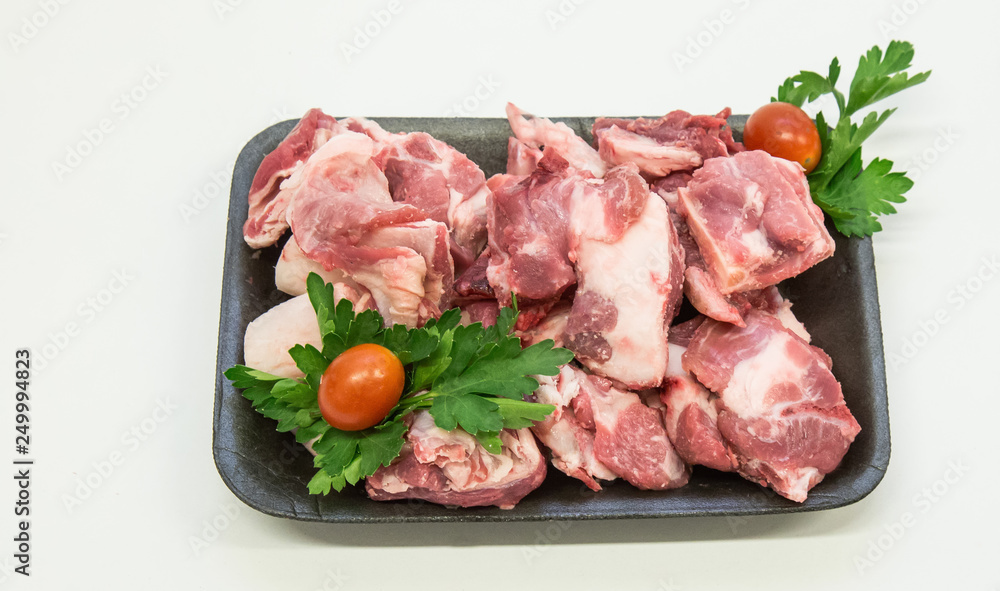 Lamb pack mutton raw meat pack butcher