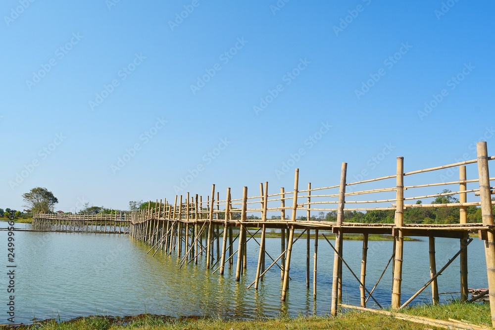 Bamboo bridge