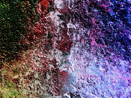 old crashed plaster