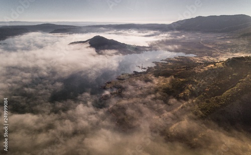 Wallpaper Mural Lake Salagou - Brume sur le Salagou Torontodigital.ca