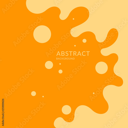 Poster with dynamic waves. Vector illustration in minimal style