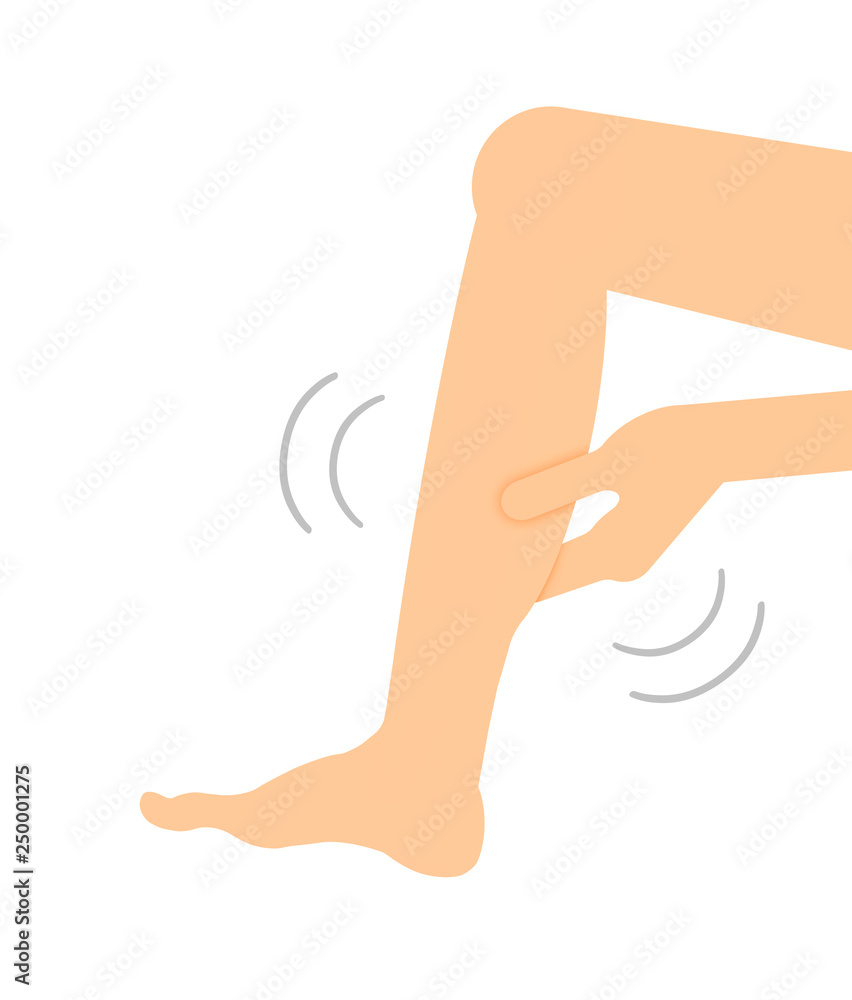 ふくらはぎマッサージ Stock イラスト Adobe Stock