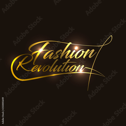 Fashion Calligraphy. Minimal Fashion Slogan line for T-shirt and apparels. Creative fashion logo design.