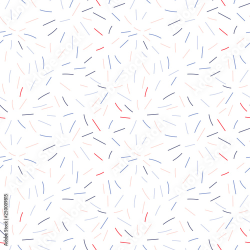 Vector organic seamless abstract background, freehand doodles pattern.